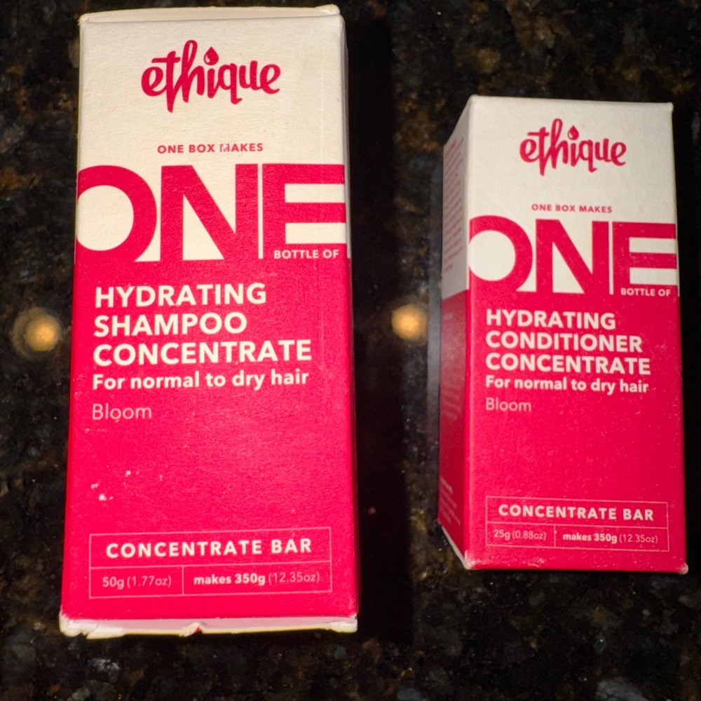 Hydrating Shampoo and Conditioner Concentrate Bar Set